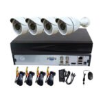 Video Security CCTV Surveillance System, 4CH AHD Full Kits + 4PCS Outdoor/Indoor Cameras,Night Vision