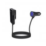TD LTE Car Charger With Quick Charge 3.0 With four charging ports it has a suspension cord in the back passenger seat