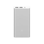 Xiaomi Power Bank 10000mAh Ultra Slim 2 USB Ports Silver Color