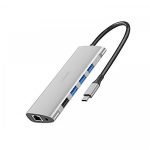 WIWU USB C Hub,11-in-1 Multiport Adapter Compatible for MacPro - Sliver