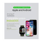 F9 Smart Watch Full Touch Screen, Massages & Calls Compatible with Android and iOS Silver Color - Image 10