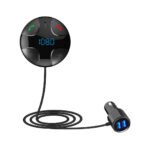 Fm Transmitter Car With Charger Car Mp3 Player for car hands free receiver Car Kit with Mic - TF Card - 2USB - for iPhone,iPad and Other Android Phones - BC29B