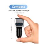 Fm Transmitter Car With Charger Car Mp3 Player for car hands free receiver Car Kit with Mic - TF Card - USB Drive - Play for iPhone,iPad and Other Android Phones - BC41 - Image 2
