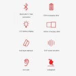 ⁦داكوم K6H pro سماعات بلوتوث 5.0 للايفون والاندرويد لون أبيض⁩ - الصورة ⁦4⁩