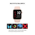 T500 Smart Watch Full Touch Screen, Massages & Calls Compatible with Android and iOS Gold Color - Image 5