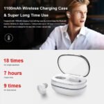 ⁦داكوم K6H سماعات بلوتوث 4.2 للايفون والاندرويد لون أبيض⁩ - الصورة ⁦6⁩