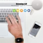 F9 Smart Watch Full Touch Screen, Massages & Calls Compatible with Android and iOS Silver Color - Image 7