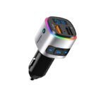 Fm Transmitter Car With Charger Car Mp3 Player for car hands free receiver Car Kit with Mic - TF Card - USB Drive - Play for iPhone,iPad and Other Android Phones - BC41