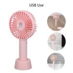 BEDO Mini Fan Rechargeable portable Pink Color - Image 7