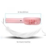 BEDO Mini Fan Rechargeable portable Pink Color - Image 5