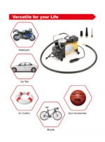 Air Compressors for Car Tires, Bike Tires, Rubber Floater, Balls Works on car lighter -Dc 12V 120psi - Image 3