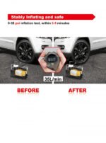 Air Compressors for Car Tires, Bike Tires, Rubber Floater, Balls Works on car lighter -Dc 12V 120psi - Image 4