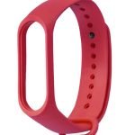 Bracelet silicone for Xiaomi 3 & Xiaomi 4 Watch Band Red Color