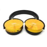 JBL Wireless Bluetooth Headset – Microphone – FM Radio – Memory Card Slot – Foldable Compatible with mobile and computer Gold Color - Image 6