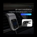 Fm Transmitter Car With Charger Car Mp3 Player for car hands free receiver Car Kit with Mic - TF Card - 2USB - for iPhone,iPad and Other Android Phones - BC39 - Image 2