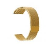 سوار مغناطيسي ستانلس ستيل 42 مم لساعة ابل واتش لون ذهبي