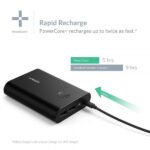 ⁦انكر باور بنك 13400 ملي امبير باور كور بلس بتقنية الشحن السريع لون أسود⁩ - الصورة ⁦7⁩