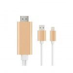 كابل HDMI & HDTV يشبك ويشحن مباشرة بدون اى اعدادات لجميع انظمة ابل 2 متر  - A5-04B