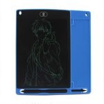 LCD Writing Tablet 8.5 Inch Doodle Pad Portable Electronic Writer Environmental Writing and Drawing Memo Board drawing and writing board with pen and one-click self-scanning Blue Color