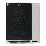LCD Writing Tablet 8.5 Inch Doodle Pad Portable Electronic Writer Environmental Writing and Drawing Memo Board drawing and writing board with pen and one-click self-scanning White Color