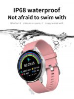 T4 Smart Watch Touch Screen Compatible with Android and iOS - Pink - Image 4