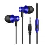 JP-30 Stereo Headset With Remote and Mic Blue Color