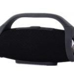 BS-218 سماعة بلوتوث محمولة مع صوت ثلاثي الأبعاد متوافق مع جميع الأجهزة – أسود