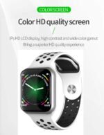 F9 Smart Watch Full Touch Screen, Massages & Calls Compatible with Android and iOS Silver Color - Image 5