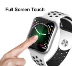 F9 Smart Watch Full Touch Screen, Massages & Calls Compatible with Android and iOS Silver Color - Image 2