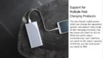 Xiaomi Power Bank 10000mAh Ultra Slim 2 USB Ports Silver Color - Image 2