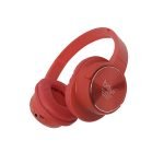 Boyi Wireless Bluetooth Headset - Foldable Compatible with mobile and computer Red