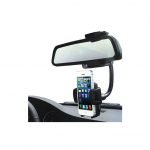 Mobile holder for the car fixed on the salon mirror is compatible with all mobiles - RX300 (The Product Packaging Is Only Damaged And The Product Is In Good Condition)