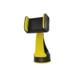 Mobile holder Auto Close For car installed in the glass or the dashboard for easy and safe talking and driving - JS-038 - Yellow
