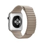 Bracelet Magnetic Leather 38mm For Apple Watch Gray Color