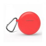 Protective Silicone For Huawei Freebuds3 Case with hook Red Color