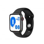 G63L Smart Watch with Body Temperature-oxygen level-heart rate-Blood pressure-Massages & Calls Compatible with Android and iOS Black Color