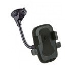 Mobile holder Flexible Auto Close For car compatible with all Mobile - ZS-09 - Black