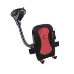 Mobile holder Flexible Auto Close For car compatible with all Mobile - ZS-09 - Red