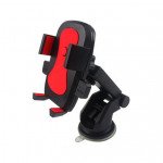 Mobile holder Auto Close For car compatible with all Mobile - A3 - Red