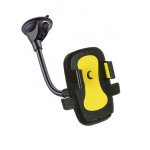 Mobile holder Flexible Auto Close For car compatible with all Mobile - ZS-09 - Yellow