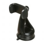 حامل موبايل للسيارة  يغلق تلقائي يثبت في الزجاج الأمامي أو التابلوه للتحدث و السواقه بسهوله و أمان - JS-038 - أسود