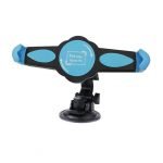 Mini iPad car holder installed in the Glass - S28 - Blue