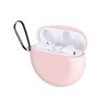 Protective Silicone For Huawei Freebuds3 Case with hook Soft Pink Color