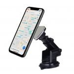 حامل موبايل مغناطيسي للسيارة متوافق مع جميع الأجهزة - B9 - رمادي