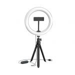 Desktop Stand for Live Stream 360 Degree Rotated LED Ring Light With Mobile Phone Holder - UN-205