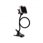 Flexible Mobile holder with clip compatible with all Mobile - A66 - Black