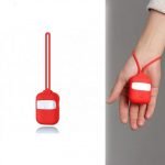 Silicone Protective Case with strap set for AirPods Red - UN-308 - Image 4