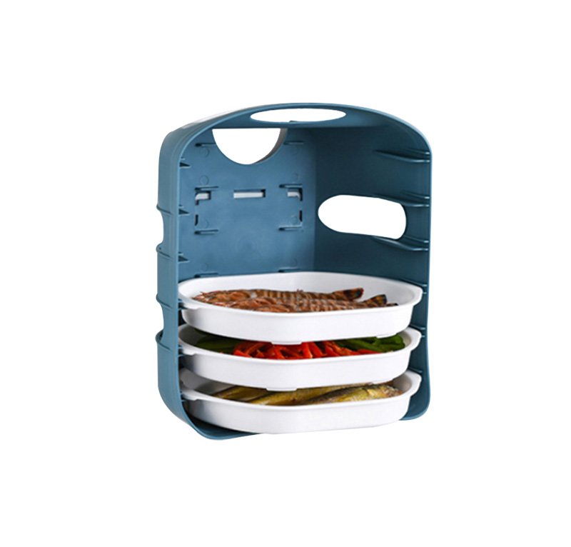 3fchft (6) Side Food Storage Organizer Set Of 3 Plates - JL-2015 - Image 1
