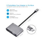 ⁦محول من يو اس بي سي الي فيجا / اتش دي ام اي / يو اس بي / صوت / يو اس بي سي - 5 في 1 - رمادي⁩ - الصورة ⁦9⁩