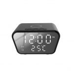 Digital Clock & Alarm & Temperature & Wireless Charger - SZ-01 - Black
